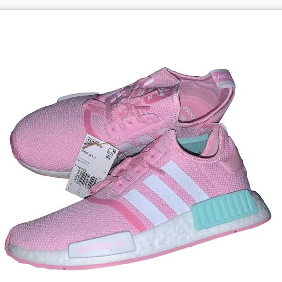 adidas NMD R1 J pink size 6.5Y/8W sneakers